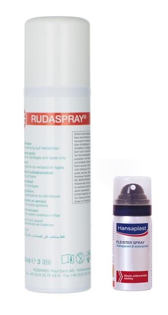 Verbandvloeistof en spray